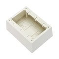 Panduit 3-Gang Junction Box, Non-Metallic, Elect JBP3DEI